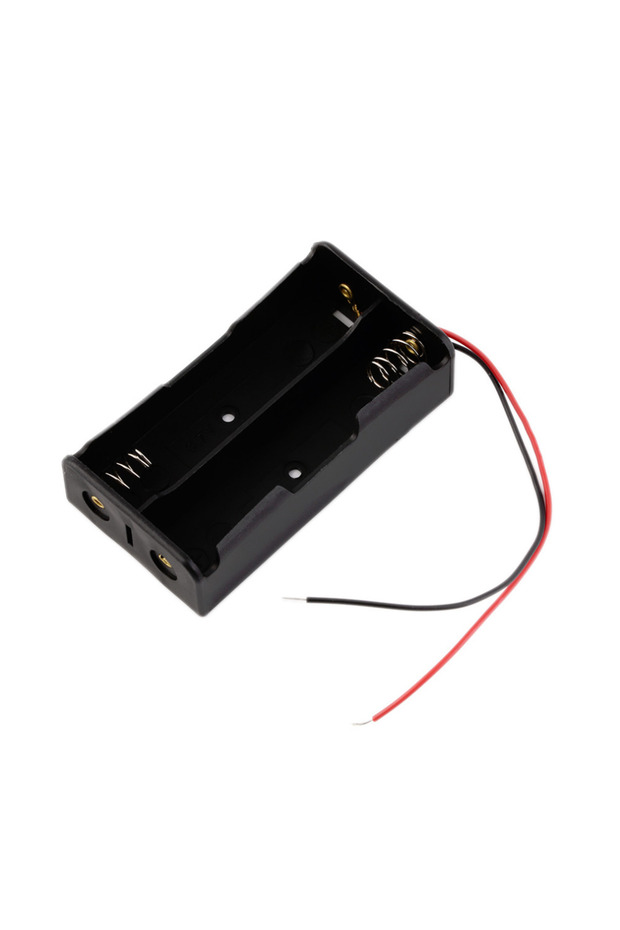 x2 slot holder 18650 New Plastic 18650 Battery Storage Box Case 1 2 3 4 Slot Way DIY Batteries Clip