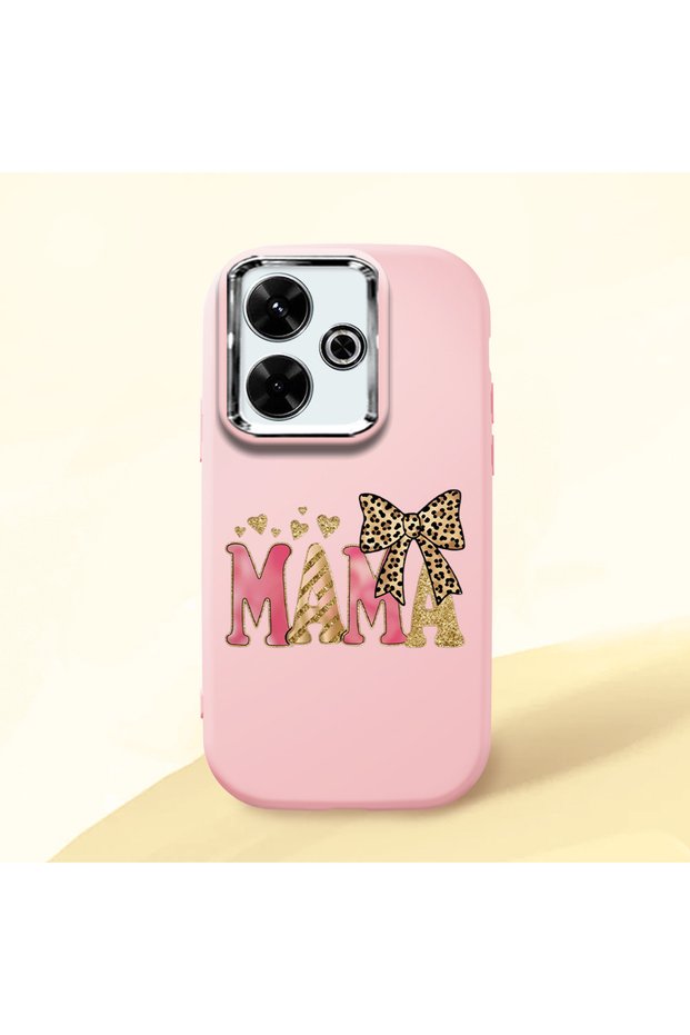 Poco M6 4g Compatible Shock-Absorbing Camera Protected Pink Silicone Case