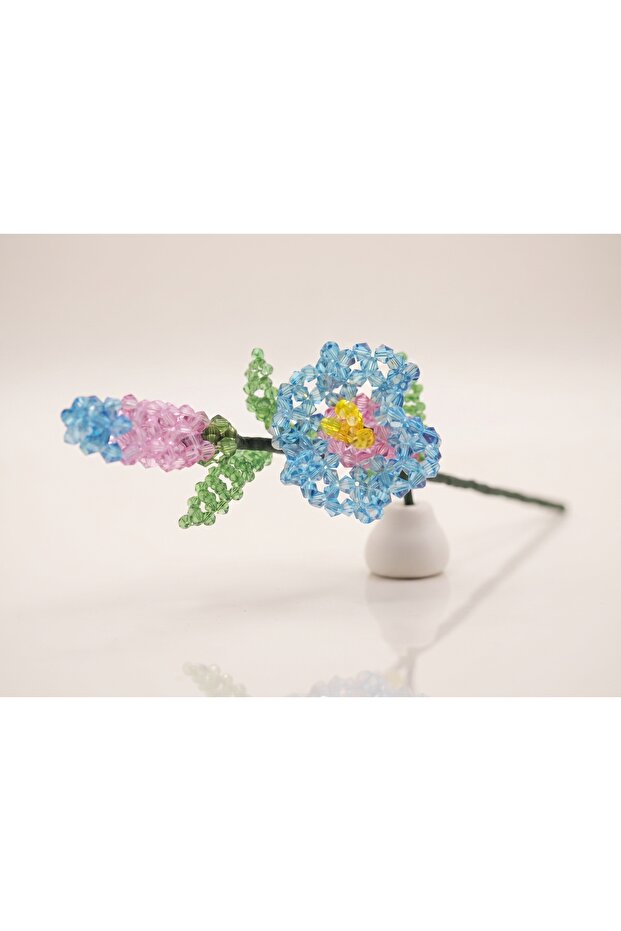 Handmade Crystal Beaded Flower