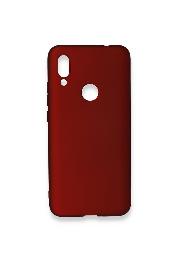 Compatible Case for Xiaomi Redmi 7 Yumauask Colorful Flexible Premium Rubber Silicone - Claret Red