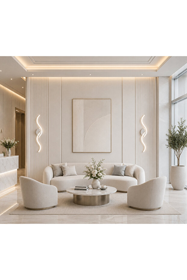 Tt9005-By (White Light Led) Seagull Model Matte White Led Sconce