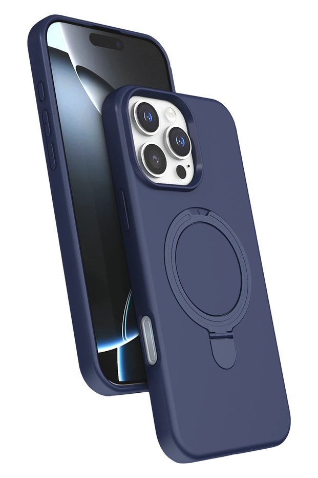 Aconcept iPhone 16 Pro Regal Magsafe Stand Cover (92907) - Navy Blue