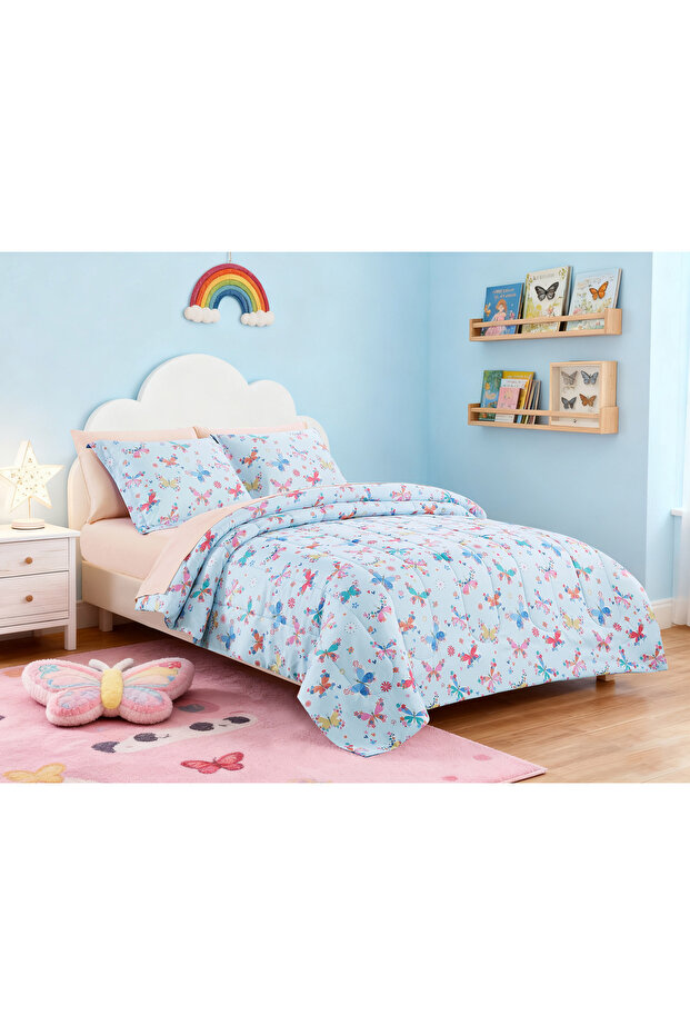 طقم لحاف مفرد و نص 7 قطع