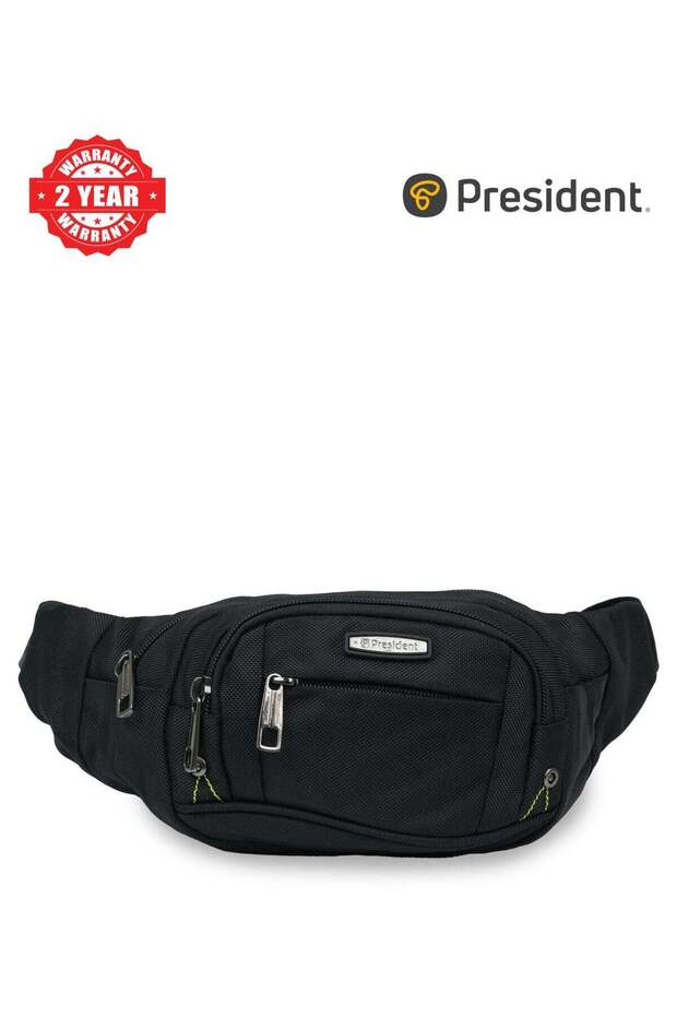 Premium 11.5" Compact Waist Pack for Men and Women, Waterproof Bag, Carry Everyday for Travel, Work and Sport
