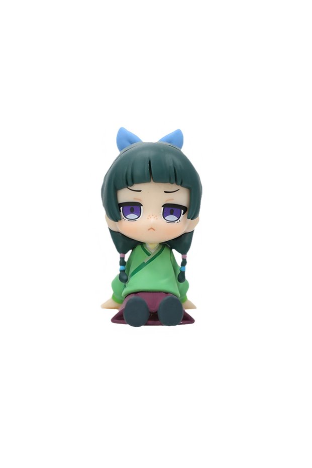 Bandai A Q Version The Apothecary Diaries Maomao Jinshi Mini Anime Figure Toy Periphery Kawaii Sitt