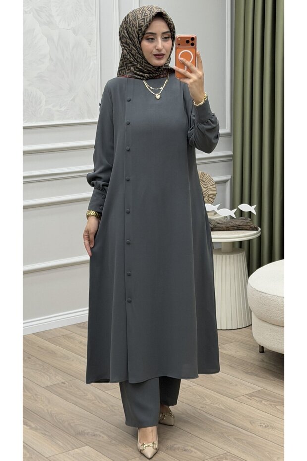 Çiğdem Takım Gray, Suitable for Daily Use, Makes Things Easier and Meets Expectations.