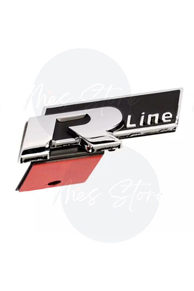 R Line Volkswagen Compatible R-Line Grille Logo Rline Adhesive Golf Passat Polo