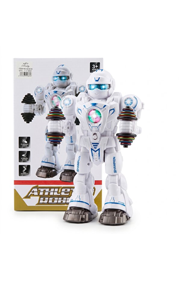 روبوت ألعاب للأطفال يعمل بالبطارية – حركة ولعبة ضغط تفاعلية