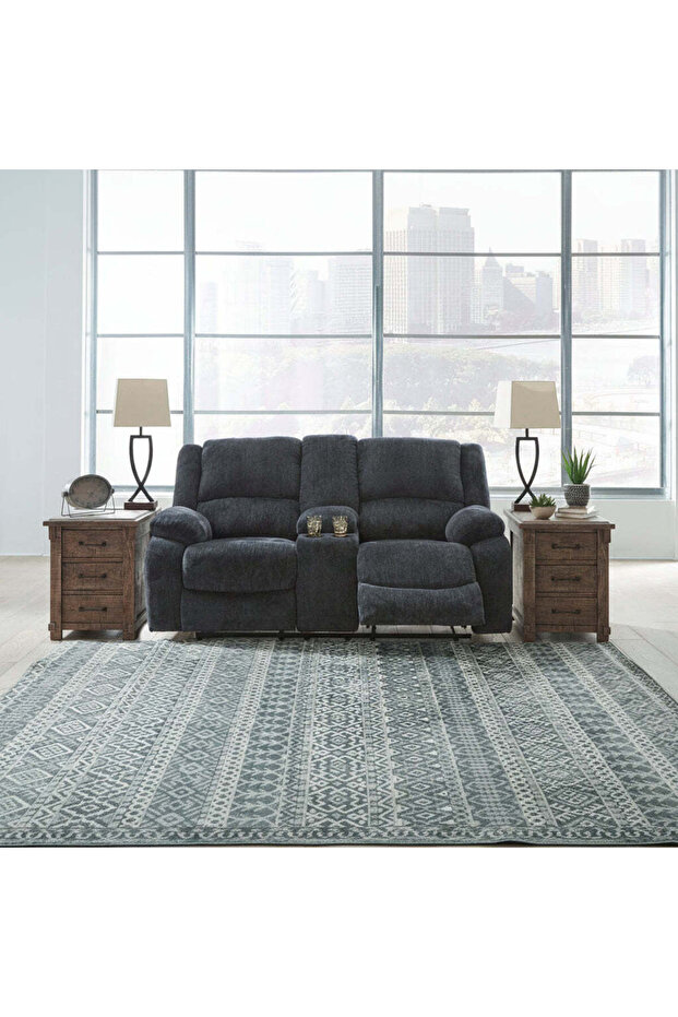 أريكة DBL Rec Loveseat مع كونسول