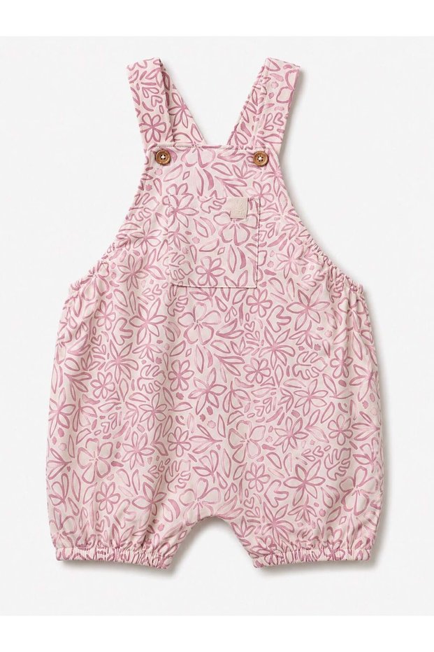 Benetton Baby Boy Button Detailed Jumpsuit 3-18 Months Pink
