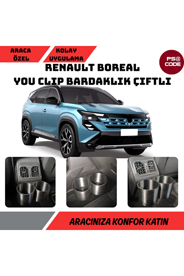Renault Boreal You Clip Cup Holder Double-Double