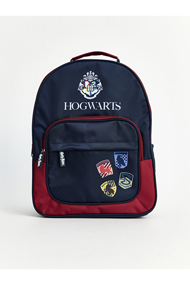 Navy Blue Harry Potter Printed Boys' Backpack