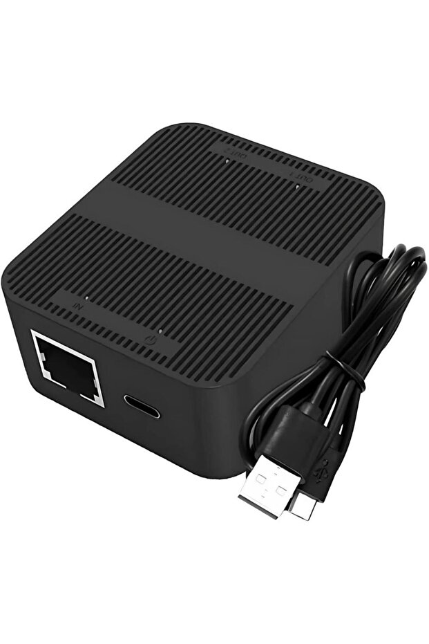 4594 RJ45 Ethernet Splitter 1 في 2 خارج 100 ميجابت في الثانية سرعة محول معدد الإرسال