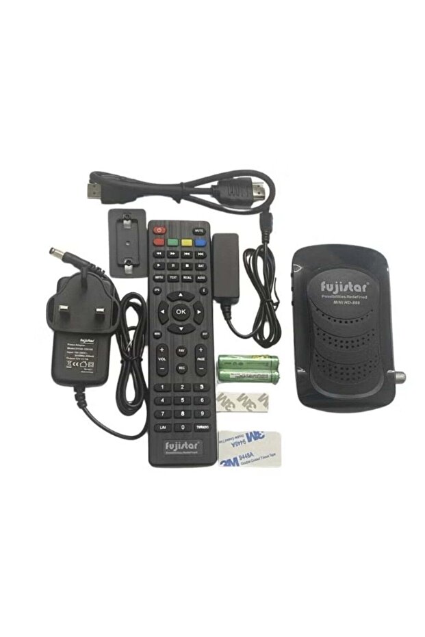 رسيفرUHD 4K بشاشة مزدوجة Mini HD-888 بمستشعر مزدوج (أسود) (