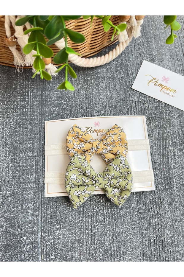 Baby Girl Mixed Bandana Set Pofi