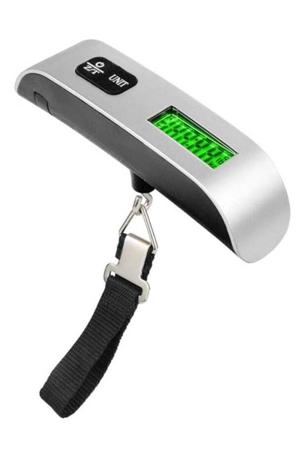 Digital Hanging Luggage Scale Portable Handheld Baggage Scale For Travel Suitcase Scale For Traveling With Lcd Display 50Kg/110Lb