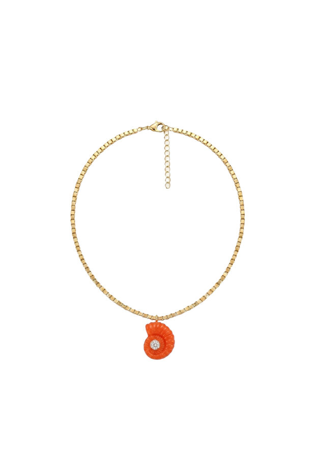 Dorika Nautica Necklace Orange