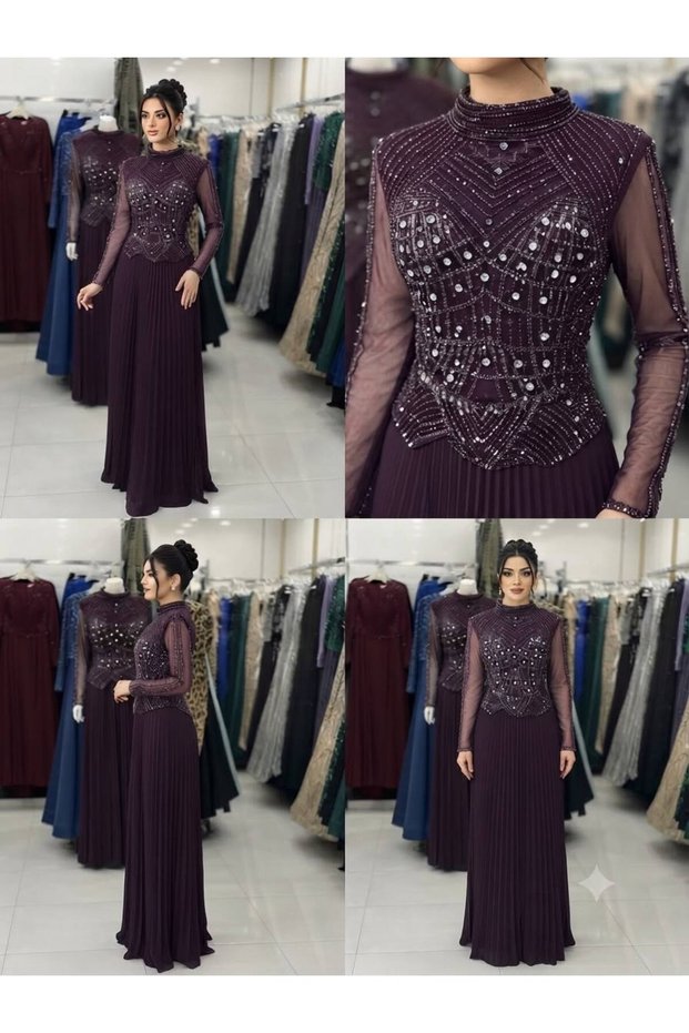 فستان السعادة البنفسجي 567