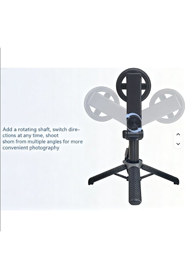 4-in-1 Magnetic Bluetooth Selfie Stick & Tripod Stand with Remote.