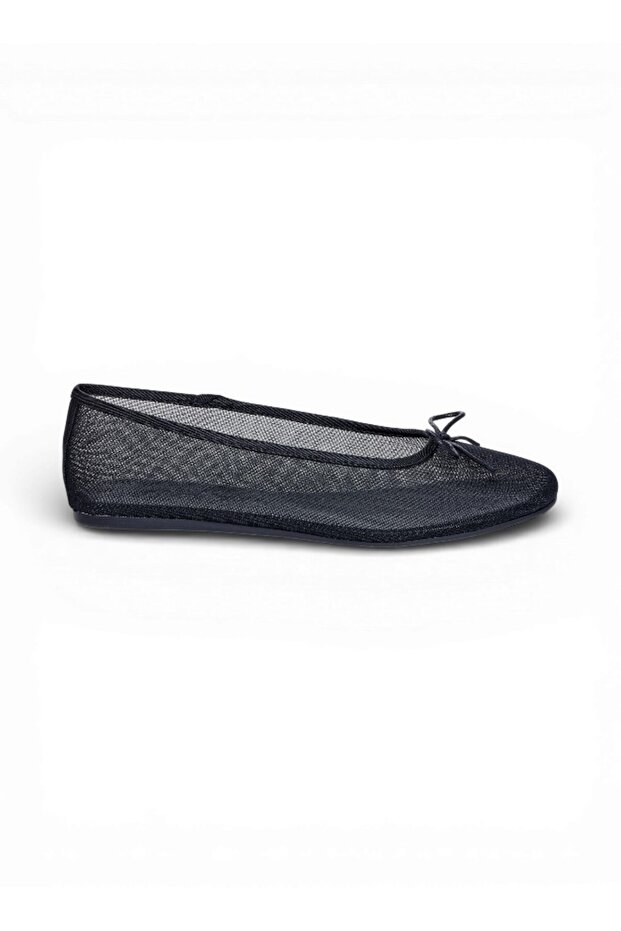 Textured Ballet Flat Shoes