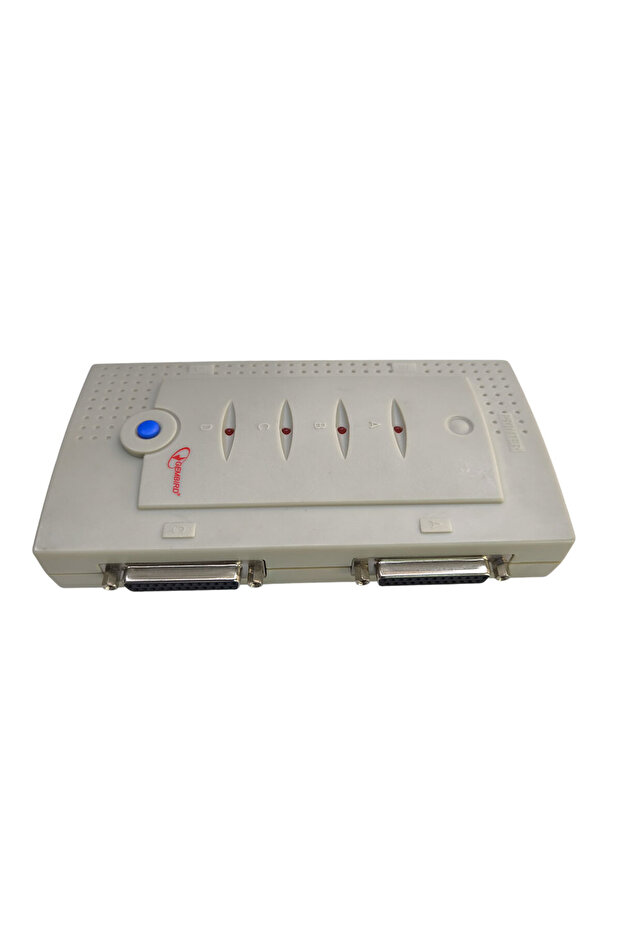 4 Port 25 Pin Lpt Data Switch for Gray Printer 4 Pc 1 Printer