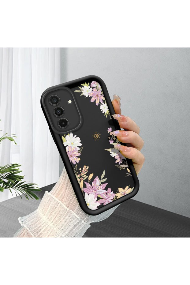Samsung Galaxy A17/A26 Compatible Black Silicone Case Shockproof with Camera Protection