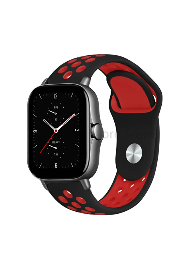 22mm watch band 16 black red 20mm/22mm Watch band For Amazfit GTS 4/GTR 4/3/2 Mini/Pro/stratos/Balan