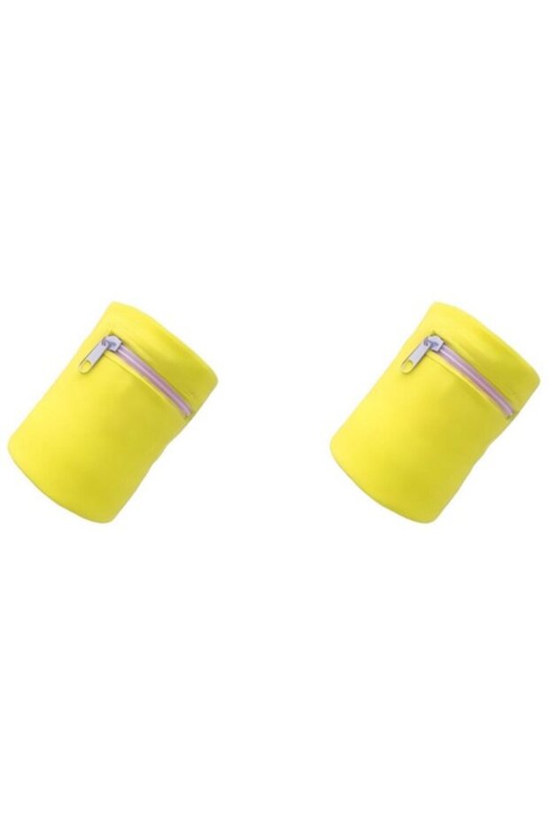 2 sports wristbands with zipper.