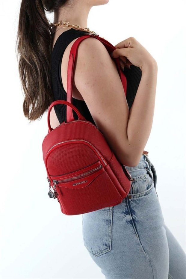 Red Nv983 Model Women's Backpack