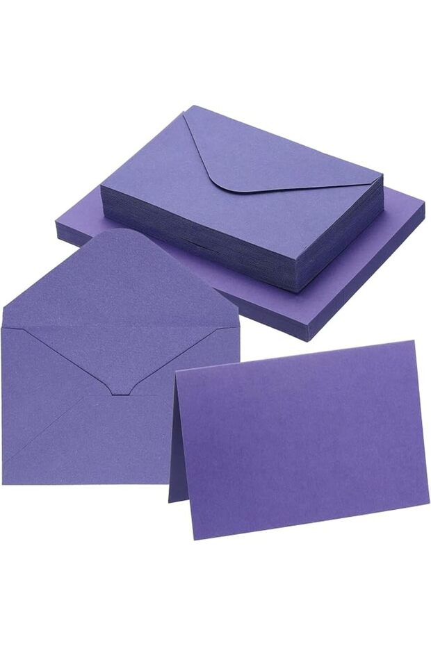 4 x 6 Blank Greeting Cards and Envelopes, 20Sets Half Fold Note Cards and Envelopes Folded R