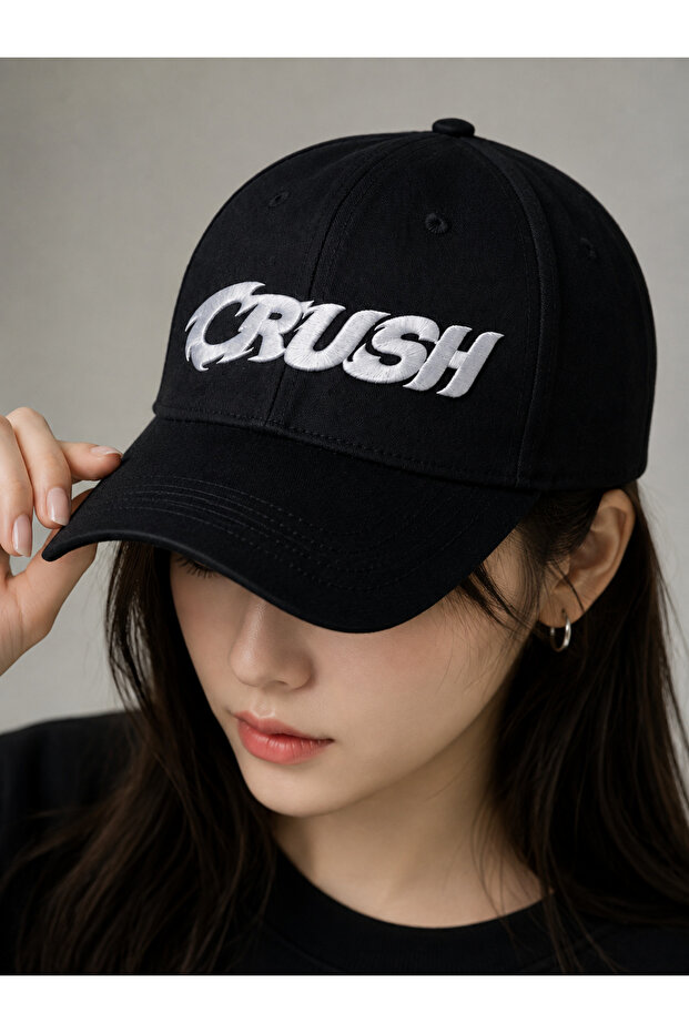 قبعة مطرزة بشعار CRUSH وقبعة مطبوعة | جودة ممتازة