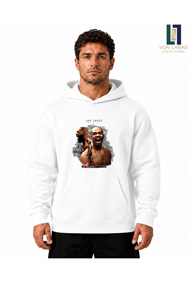 Jon Bones Jones Printed Custom Design Unisex Premium Cotton Sweatshirt