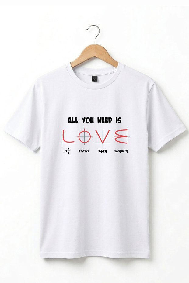 14 February Valentine's Day Love Printed 100% Cotton Premium White T-Shirt