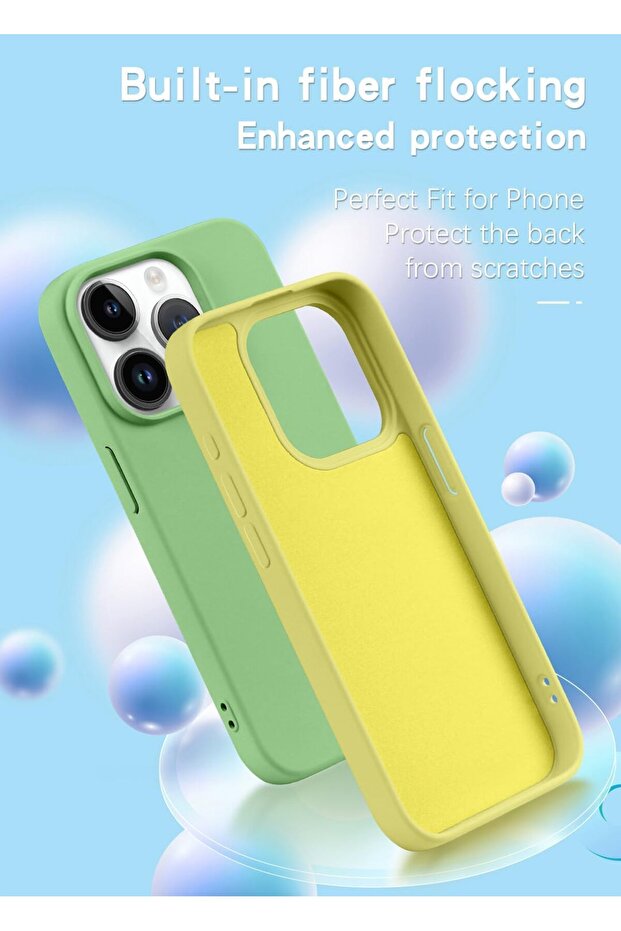 iPhone 16 Case Liquid Silicone Shockproof Cover Soft Slim Full Protection