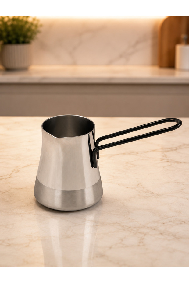 200 ml Small Size Platinum Handle Stainless Steel Coffee Pot