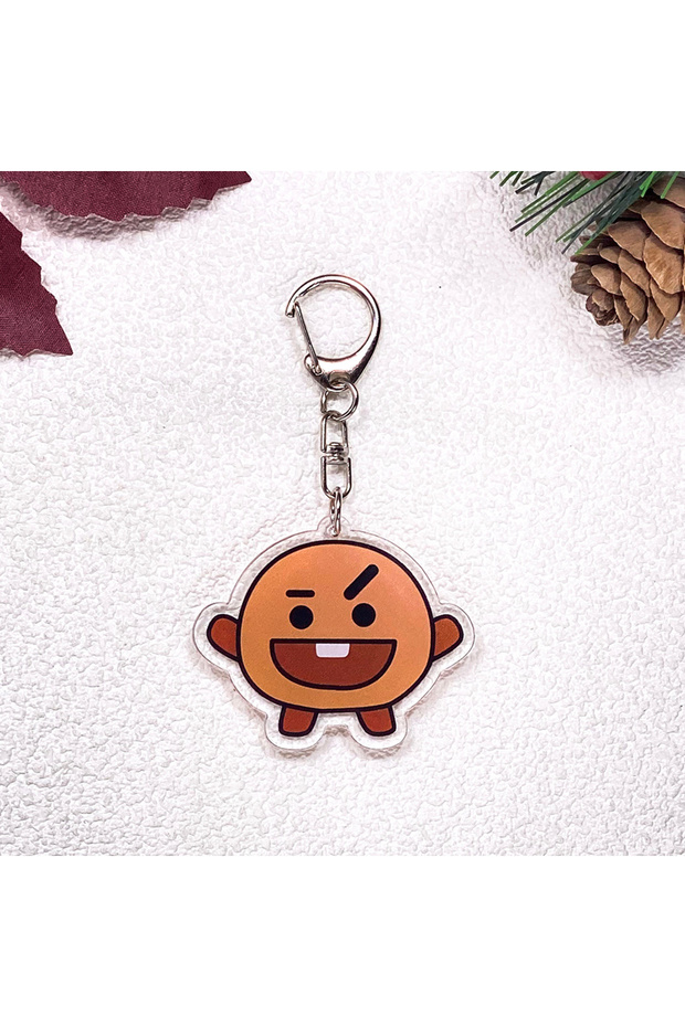 5 cm 2 1/7Pcs Korean K-Pop Fan Boy Band Bangtan Boys Keychain Accessories Acrylic Charms Pendant For