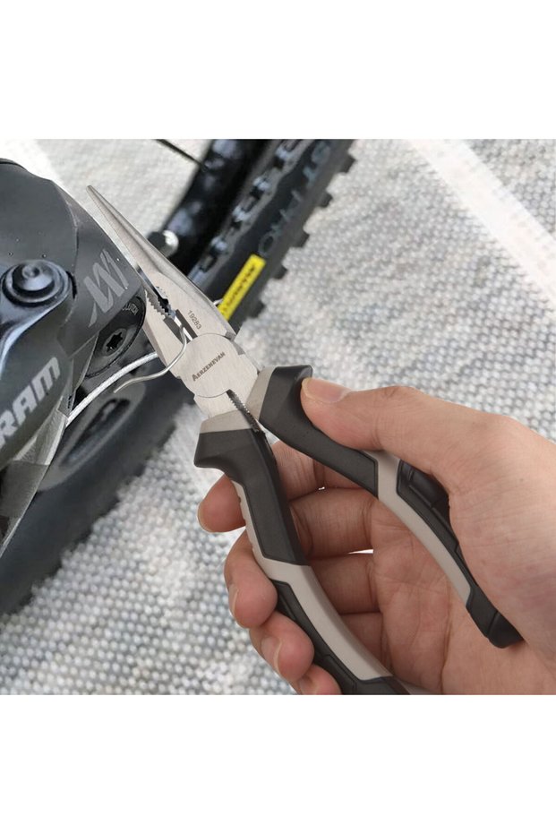 longnose plier 8inch Baolian Industrial Grade Special Sharp Side Mouth Pliers,High Hardness Electric