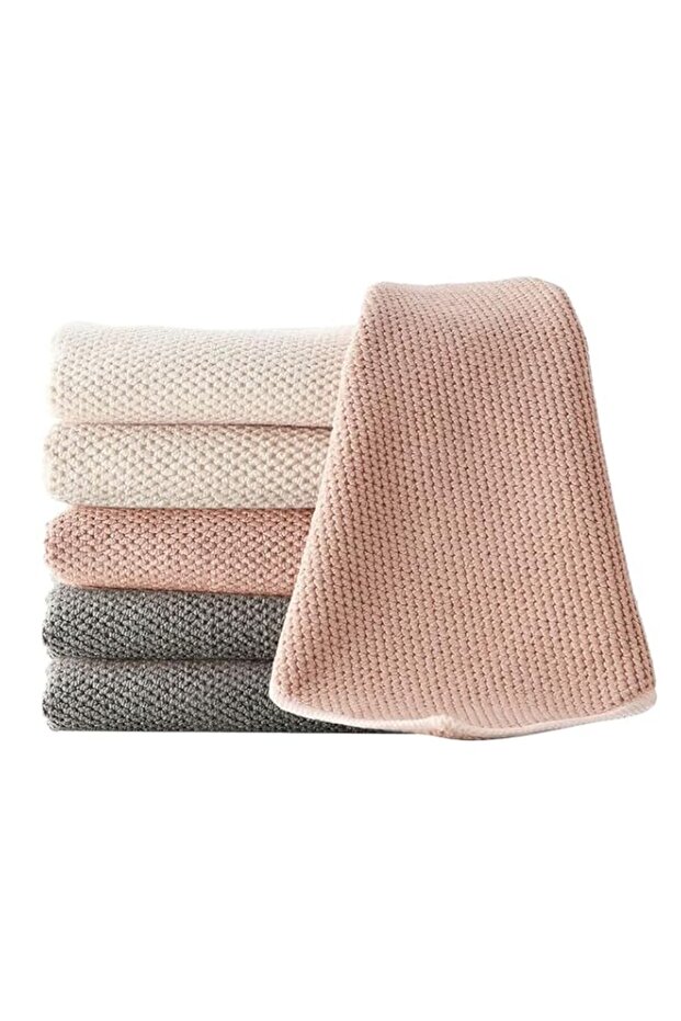 6-Pack Microfiber Cleaning Cloths, Soft Absorbent Towels, Multi-Purpose Dish Cloths, Ideal for Kitchen, Household, and Drying Tableware