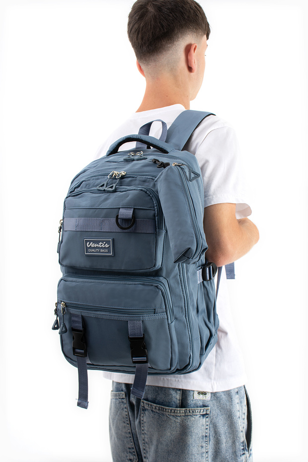 – School Bag Waterproof Clinker Fabric Unisex Backpack Model (7C)