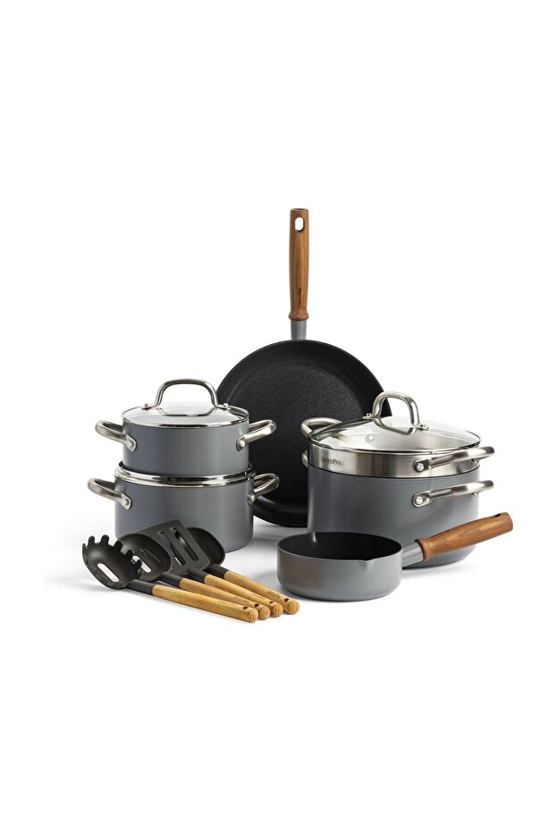 Mayflower Pro 13 Piece Cooking Set | Thermolon ™ Ceramic Surface | Pfas, Pfoa, and Ptfe Free