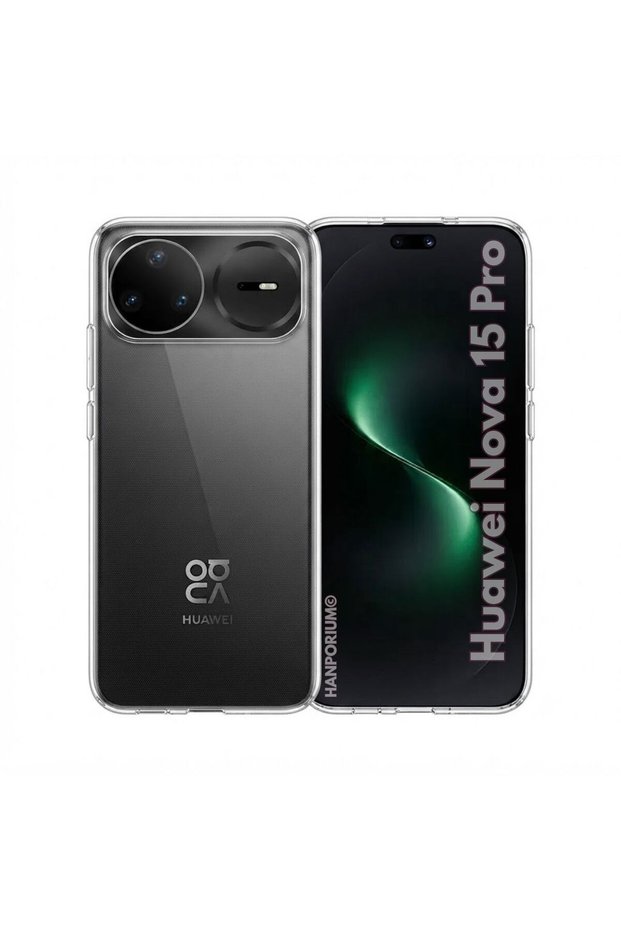 Huawei Nova 15 Pro Compatible Silicone Case Pastel Color Tone Flexible Cover with Camera Protection Transparent