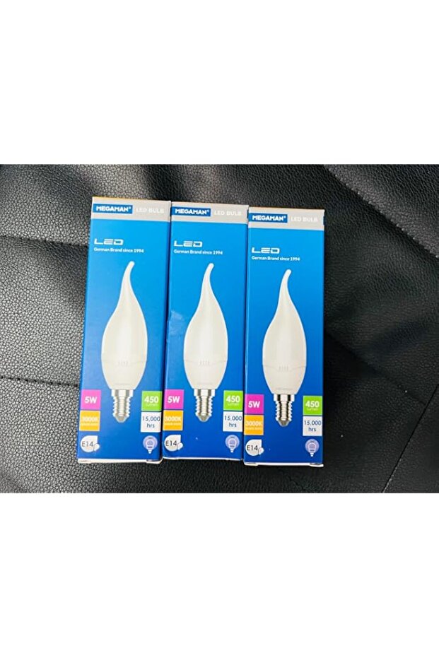 Megaman Led 5w Fr 3000k Warmwhite E14 Classic B type (pack of 3 bulbs)