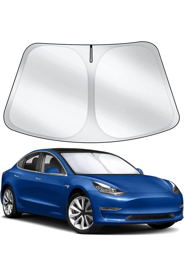 Shu Yi Tesla Model 3 Model Y Front Windshield Sunshade Sunscreen Sun Shade Protector for Model 3 Model Y 201