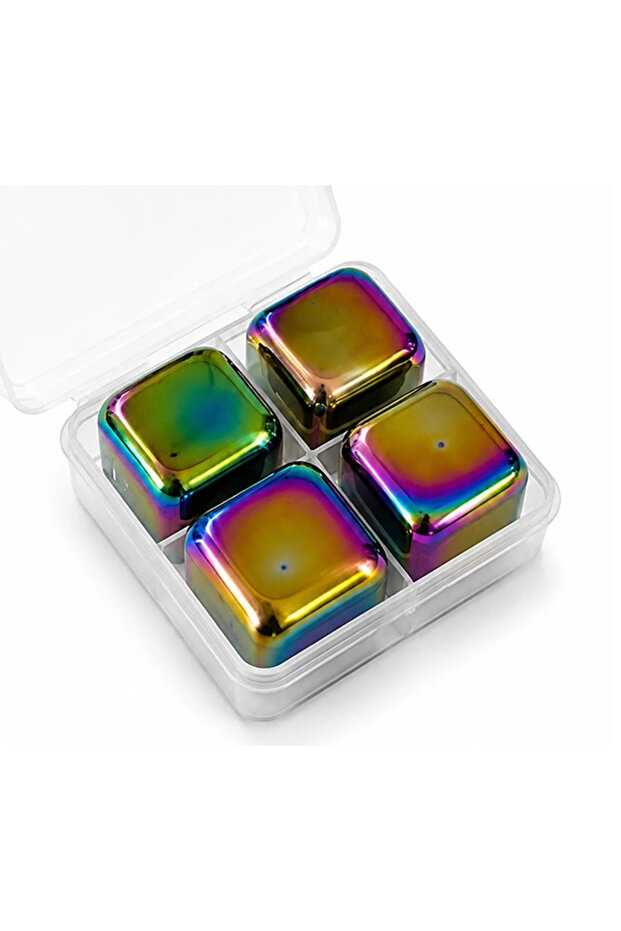 Stainless Steel Whiskey Stones Set of 4 Alk5493
