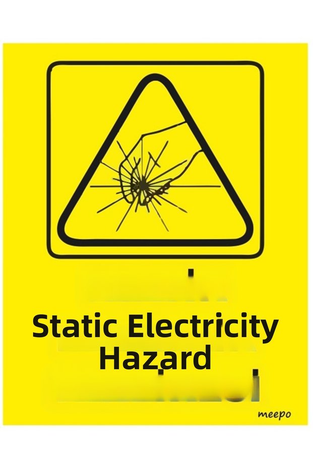 Static Electricity Warning Sign