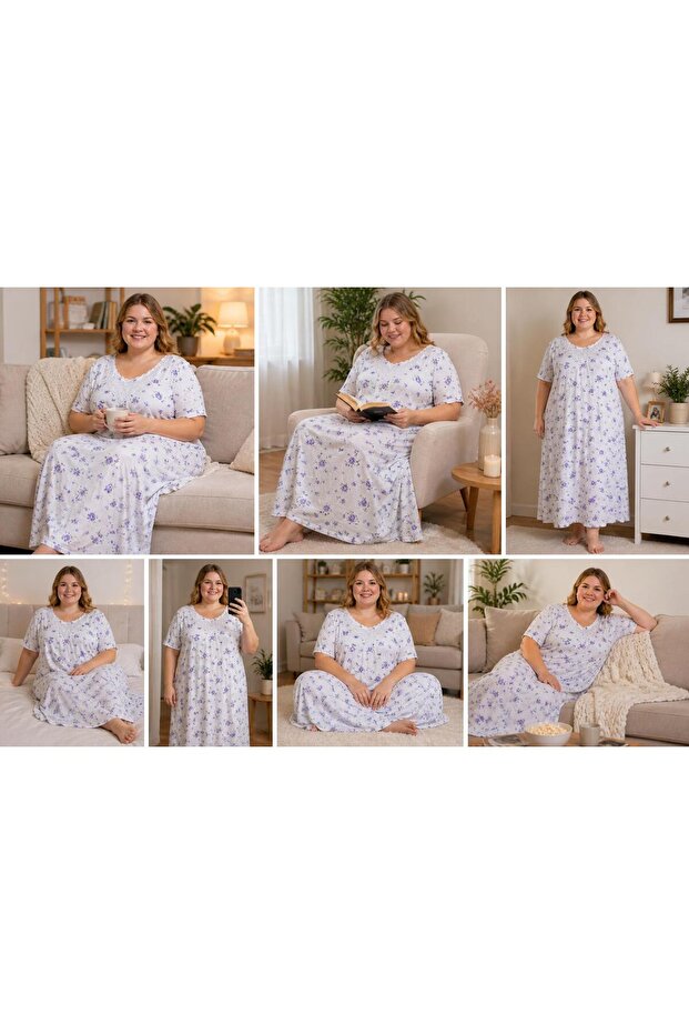 Plus size nightgown - 2