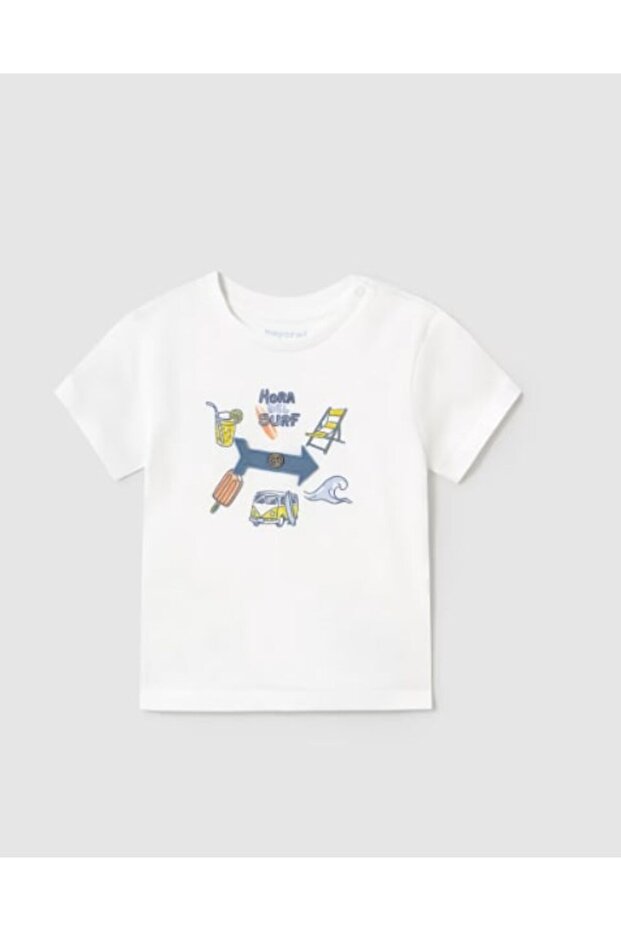 Boy Baby 1064 Hora Del T-Shirt Gkm0232