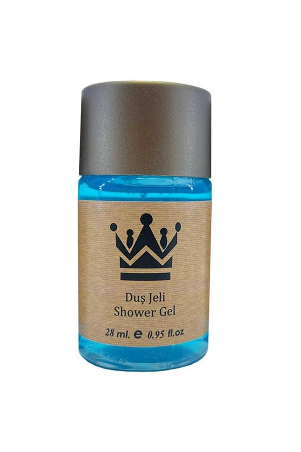 100 Pcs Standard Hotel Shower Gel, Wide Cap Kraft, 30 ml Cylinder Bottle Disposable