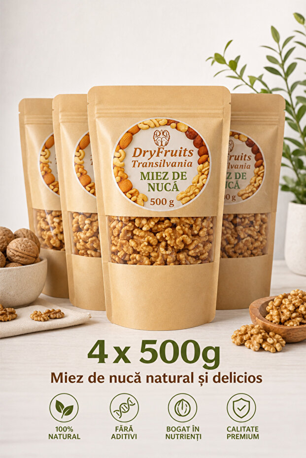 Promo package 4x500g - walnut kernel halves - 1