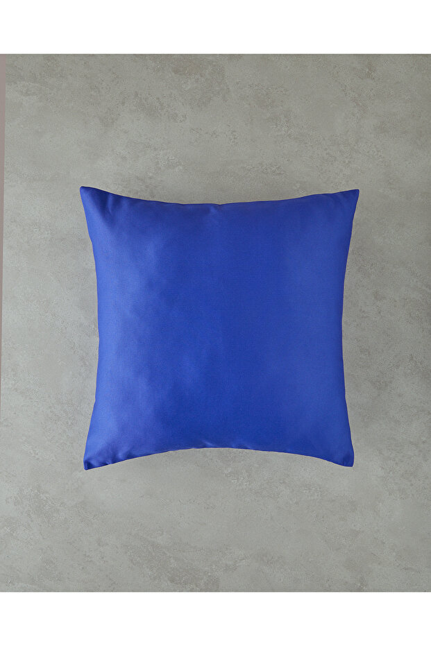 Julia Polyester Padded Cushion, Navy Blue